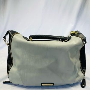 Steve Madden grey and black handbag
